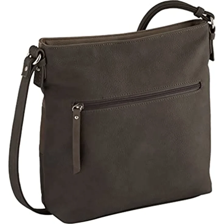 TOM TAILOR Umhängetasche ELLEN Cross bag L, mit Colour-Blocking Farbverlauf, weiches Lederimitat, 3 Fächer, verstellbarer Schulterriemen – Bild 2