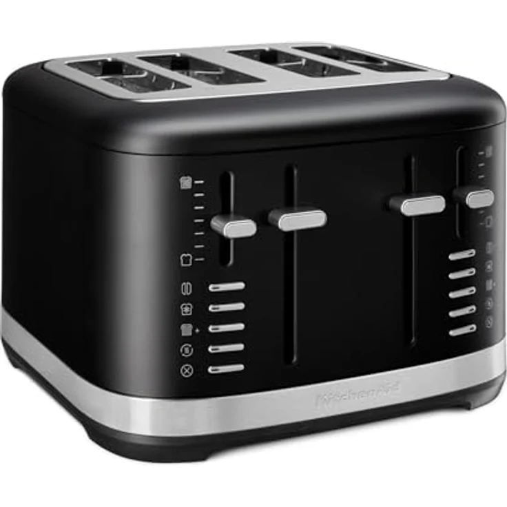 KitchenAid 4-Scheiben-Toaster 5KMT4109EBM Mattschwarz mit extrabreiten Schlitzen und praktischen Bedienelementen – Bild 2