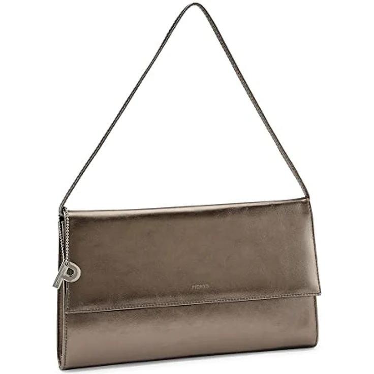 Picard Auguri Clutch Tasche, goldfarben, 100% Leder, 30 cm x 3 cm x 19 cm – Bild 3