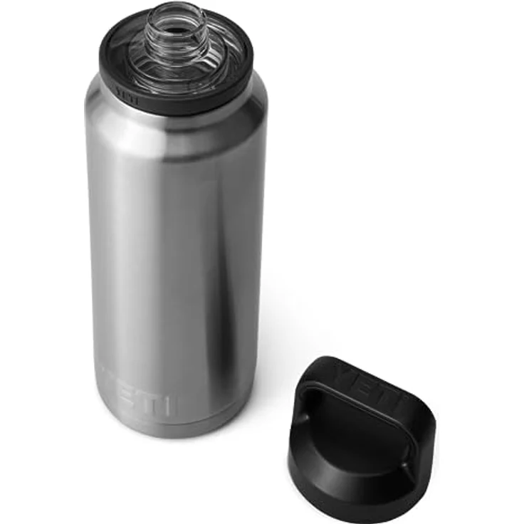 YETI Rambler Flasche 36 oz (1 L) mit Chug-Verschluss, auslaufsicher, doppelwandige Vakuumisolierung, Edelstahl, Seafoam – Bild 1