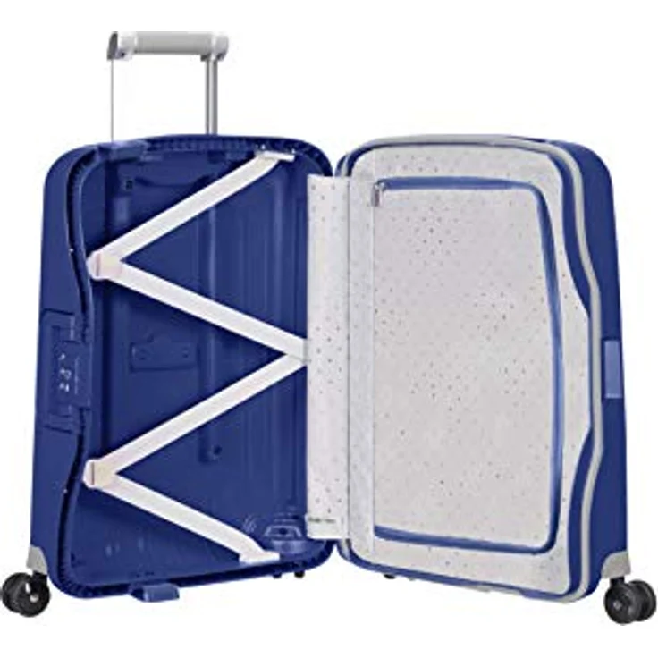 Samsonite S'Cure - Spinner S Handgepäck, 55 cm, 34 L, mit 4 Rollen, Blau (Dark Blue) – Bild 4