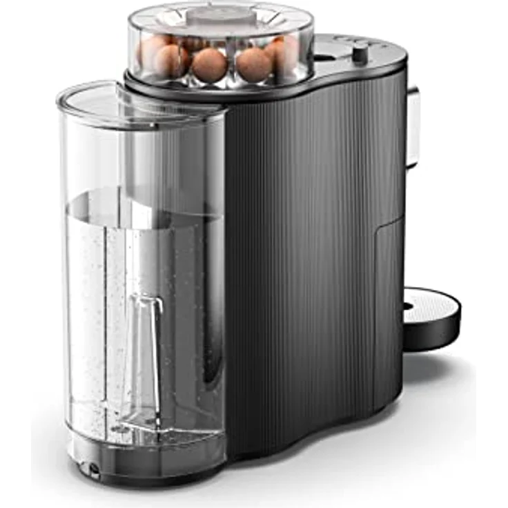 CoffeeB by café royal Globe 1,3 l Black -Maschine, speziell für die Verwendung von Kaffeebällchen entwickelt [Energieklasse A+] – Bild 4