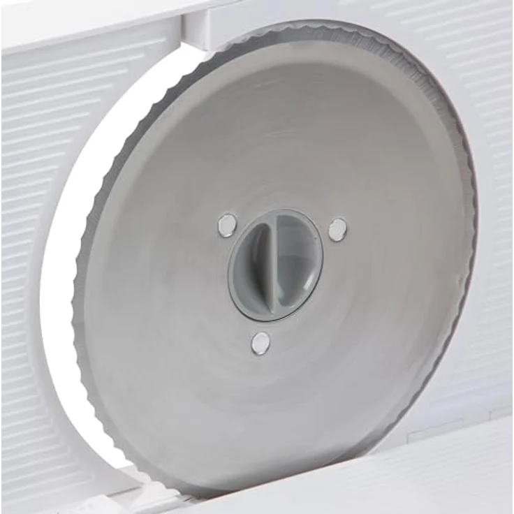 Domo Schneidemaschine 120W MS171, Messer mit Wellenschliff, Schnittstärke von 0 bis 15 mm – Bild 6