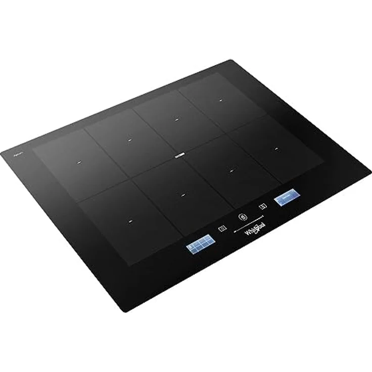 Whirlpool SMP 778 C/NE/IXL, Zonen-Induktionskochfeld in Schwarz mit 7400 W, Rahmenlos und iXelium-Oberfläche – Bild 3