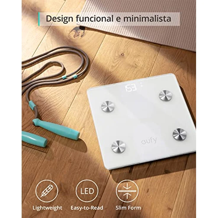 Eufy Smart Scale C1 Körperanalysewaage Wägebereich (max.)=150kg Weiß – Bild 5