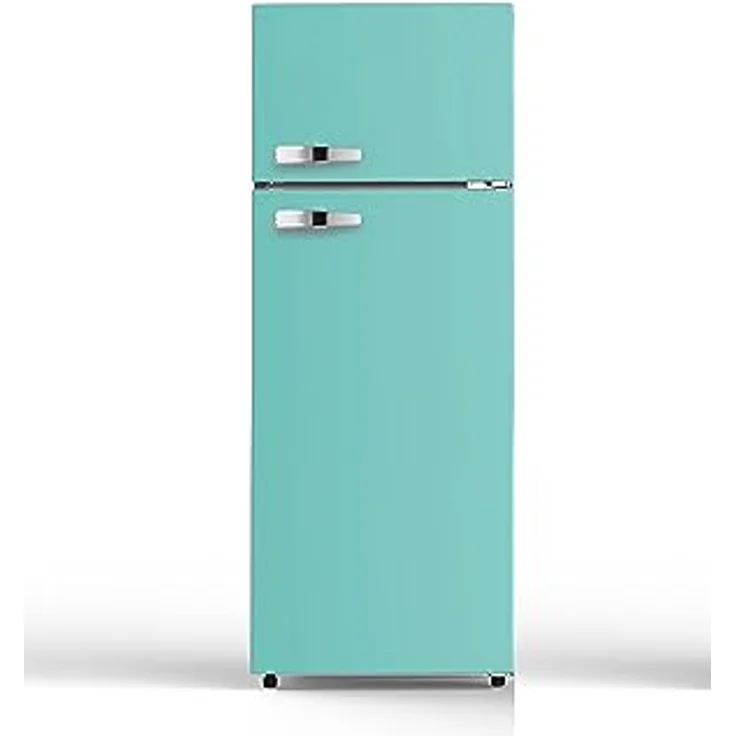 PKM GK210-2 LB Kühl-Gefrierkombination 208 L/145 cm Hellblau/48 Liter 4 Sterne Gefrierfach/41 dB/Freistehend – Bild 1