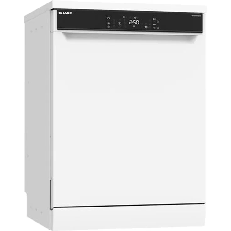 Sharp QW-NA3YF42AW-DE Stand-Geschirrspüler, 14 Maßgedecke, Energieeffizienzklasse A, weiß – Bild 3