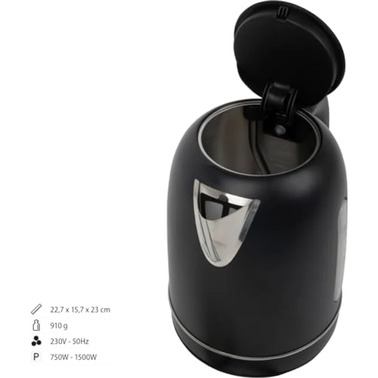 BRUNNER Minuwatt Camping Wasserkocher, 750 W, 1,7 L, mit Trockenlaufschutz und automatischer Abschaltung – Bild 2