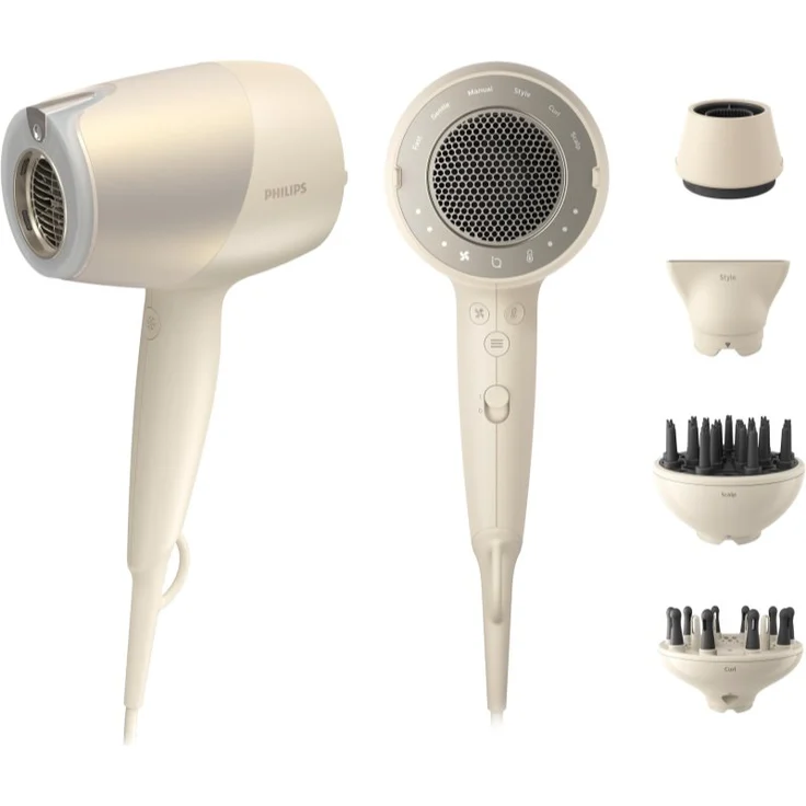 Philips 9000 SenseIQ BHD829/00 Haartrockner für Damen, schonend trocknend, mit Ionen-Funktion - Schwarz