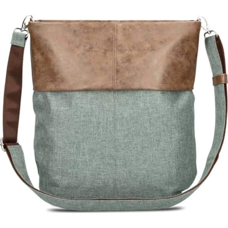 Zwei Olli Umhängetasche 31 cm, handliche Handtasche für Herren und Damen – Bild 5