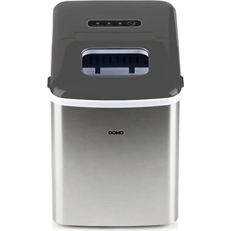 Domo DO9253IB Eiswürfelbereiter, 1,8 Liter, 120 Watt, Edelstahl, silber – Bild 2