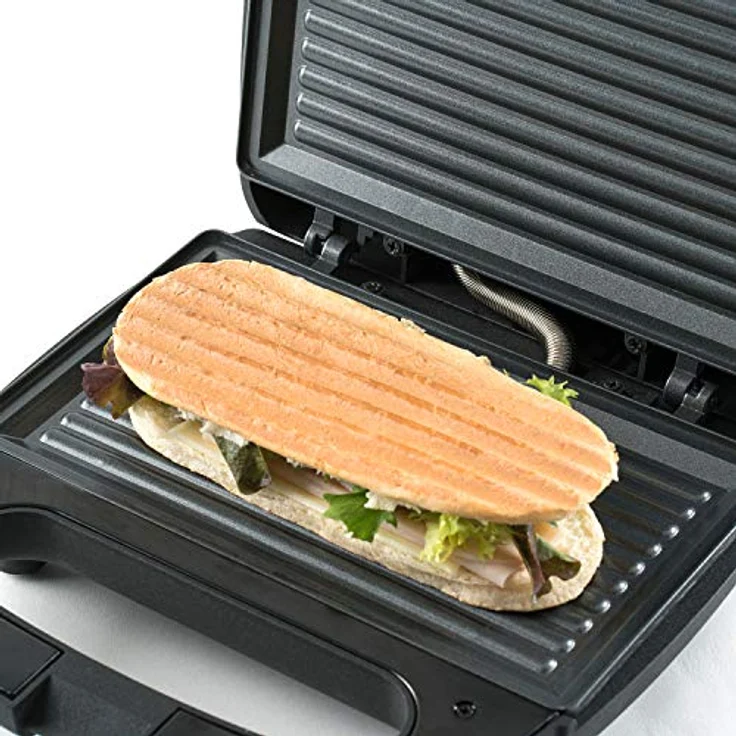 Black+Decker BXSA750E Sandwichmacher, 750 W, Edelstahl, Edelstahl – Bild 4
