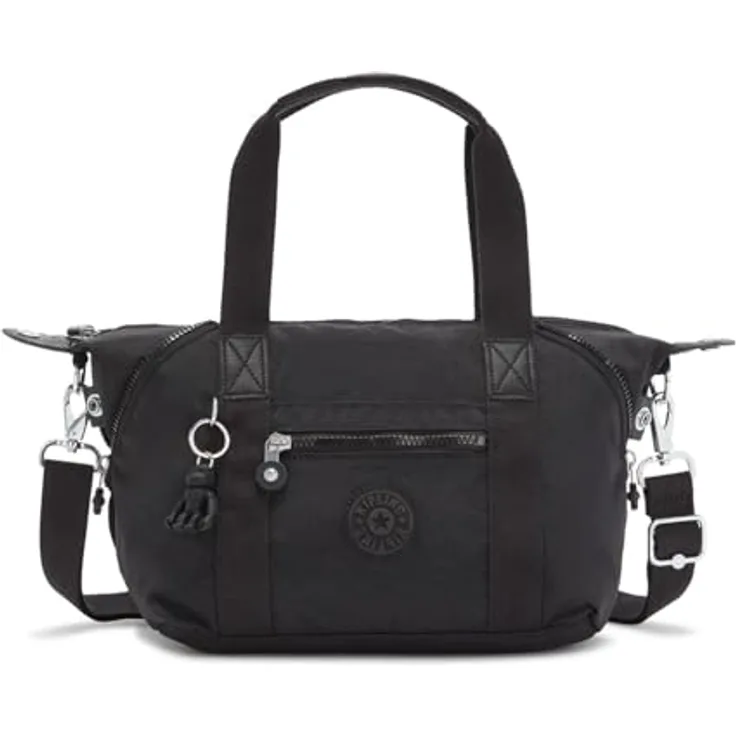 Kipling Classics Basic Art Mini Handtasche, Damen, 34 cm, Schwarz, mit Hauptfach und Reißverschluss- sowie Handyfach
