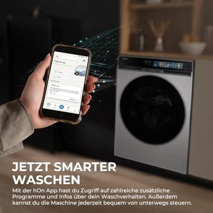 HAIER HW130-B14687U1 G9 Waschmaschine, 13 kg, 1330 U/Min., A, Wi-Fi, UltraFresh-Technologie, Flexy Time, antibakterielle Reinigung – Bild 9