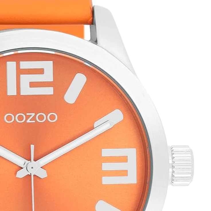 OOZOO Quarzuhr C1072, Armbanduhr, orange, Damenuhr, Herrenuhr – Bild 3