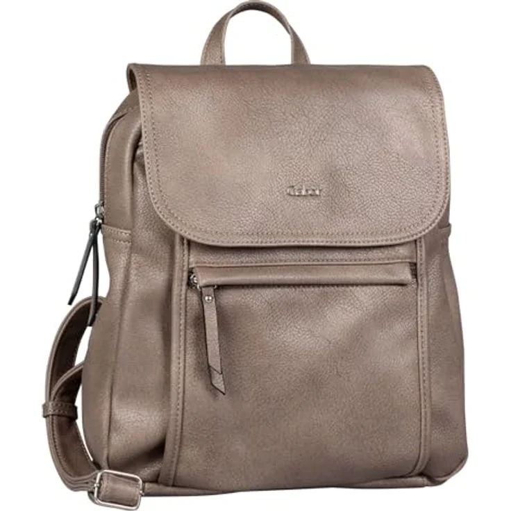 Gabor Mina City Rucksack, 21 cm x 10 cm x 26 cm, aus 100% Polyurethan, braun – Bild 1