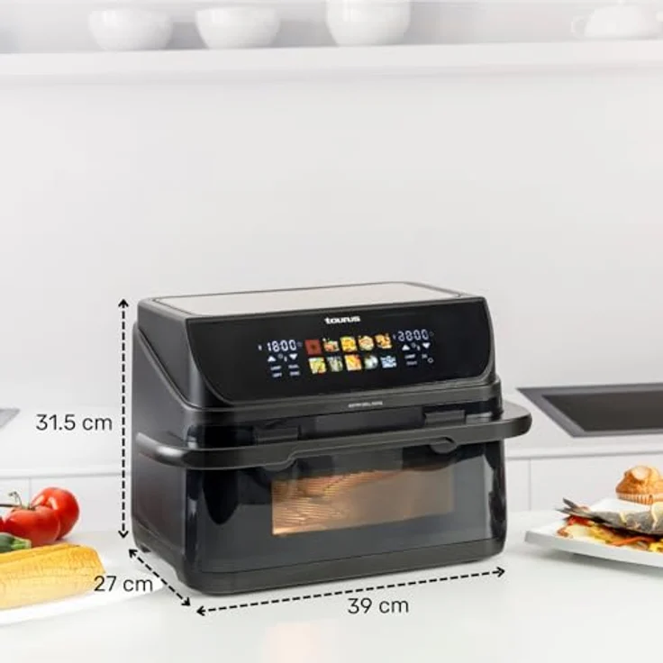 Taurus Heißluftfritteuse 973004000, trendige Fritteuse mit EU-Stecker, steckbar – Bild 10