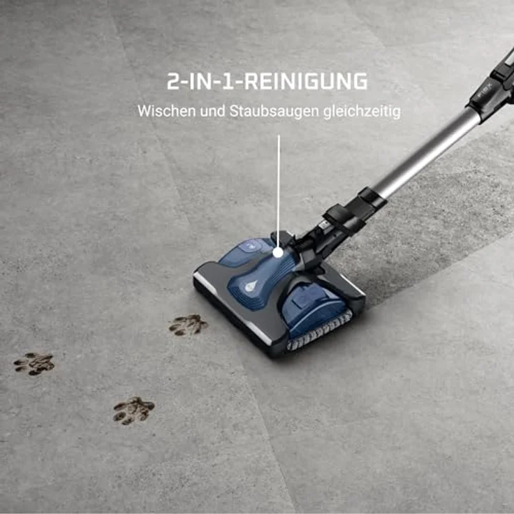 Rowenta X-Force Flex 14.60 Aqua, Kabelloser Staubsauger mit Wisch-Funktion, Flex-Gelenk, bis zu 200 AirWatt und 70 min Akku-Laufzeit, RH99C3WO – Bild 5