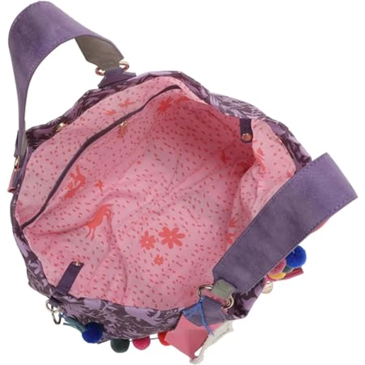 Fritzi aus Preußen Fritzi x Frida Kahlo Izzy Medium Shopper Tasche, 42 cm, mehrfarbig, 100% Polyester, nature folk – Bild 6