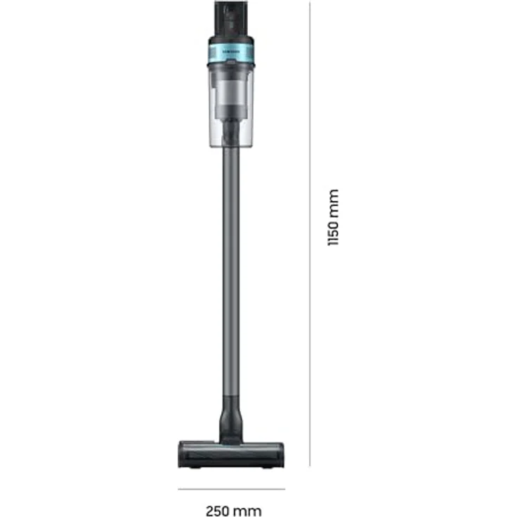 Samsung Jet 75E PetPRO Akku-Staubsauger, 200 W, Inkl. Tierhaarbürste Pet Tool und weiterem Zubehör, Mint, VS20B75BGR1/WD – Bild 3
