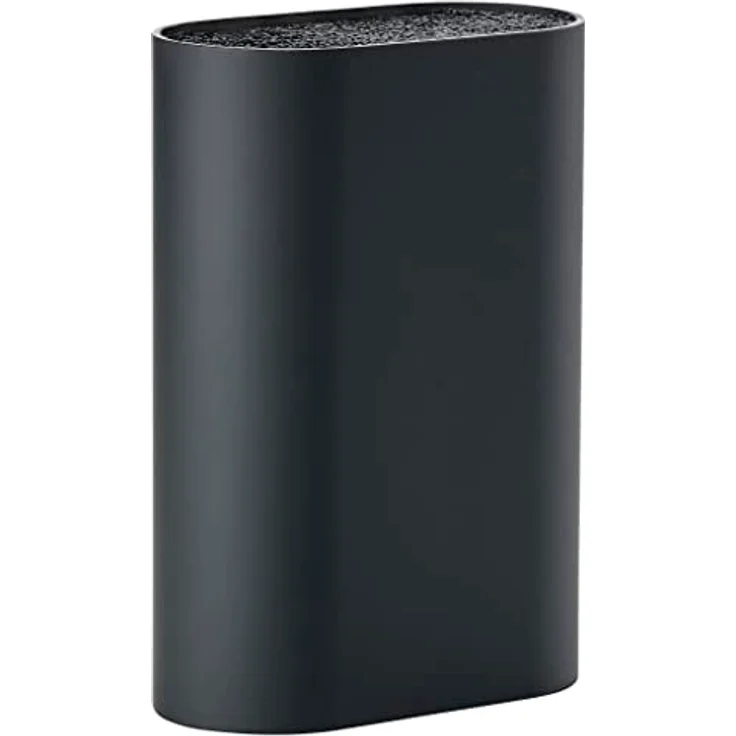 Zone Denmark Singles Messerblock ohne Messer, Knife Block, Messerhalter, 17 x 9 cm, Höhe 24 cm, Schwarz - Flexibler Einsatz für alle Arten von Messern – Bild 1