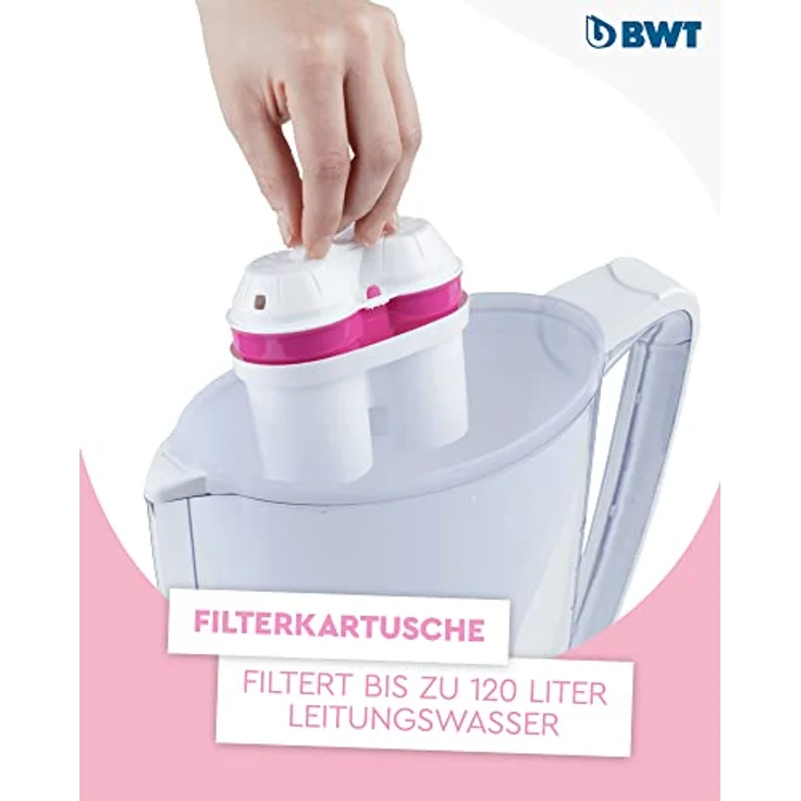 BWT 814136-A - Filterkartusche Magnesium Mineralized Water - Kartuschen für Tischwasserfilter PENGUIN, SLIM und VIDA - 6 Stück im Set – Bild 3