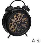 Atmosphera – Pendel zum Aufstellen, Metall, Schwarz mit sichtbarem Mechanismus, 26 x 33,5 cm