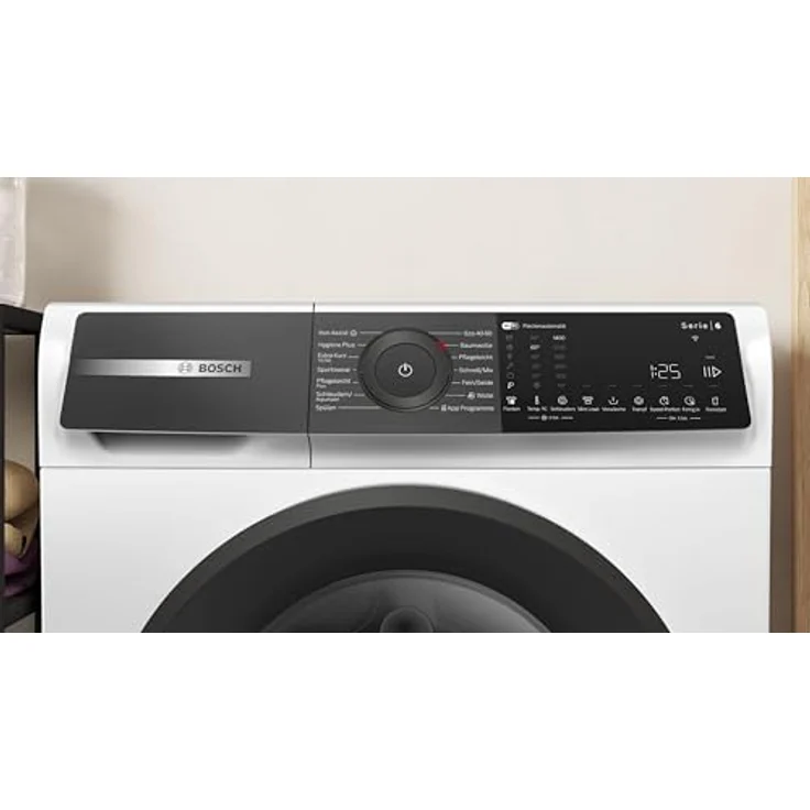 Bosch WGH244M40 Serie 6 Smarte Waschmaschine 9 kg 1400 U/min Fleckenautomatik Iron Assist Mini Load Speed Perfect Touch Bedienung Nachlegefunktion, weiß – Bild 3