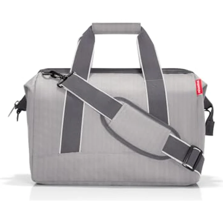 reisenthel Allrounder M, Handtasche in herringbone grey, ideal als Sport- und Wochenendtasche, perfekt für Handgepäck – Bild 2