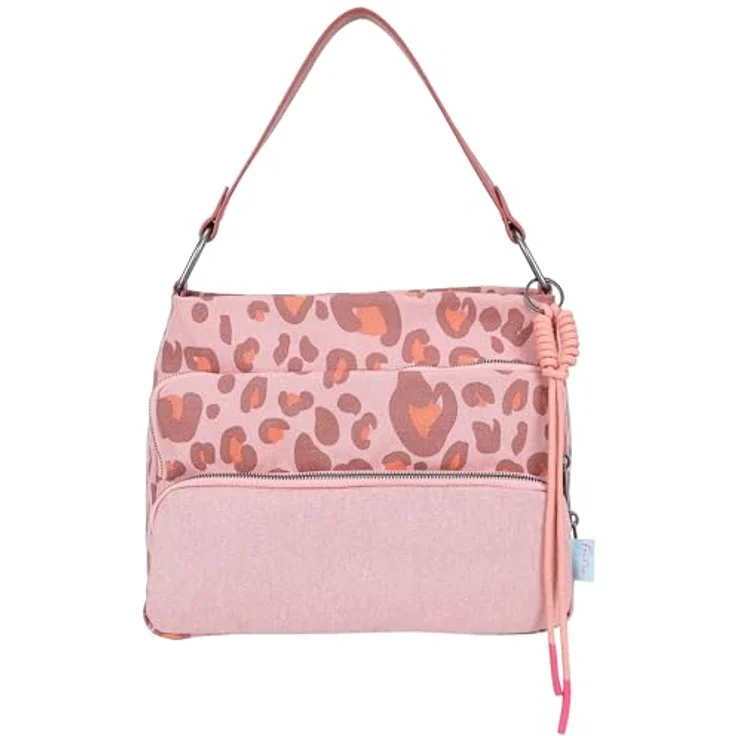 Fritzi aus Preußen Donny Schultertasche, 29 cm, orange, 100% Baumwolle, 37 x 17 cm – Bild 1