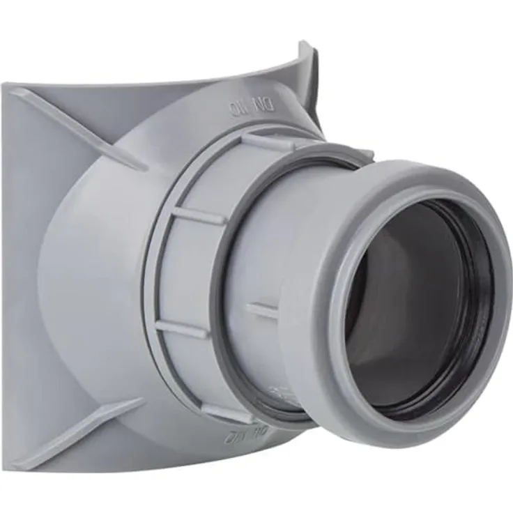 Airfit Schraub-Abzweig Anschlussverbinder DN 40 für HT-Rohr Ø 110 mm, langlebiger Stahl für flexible Anwendungen