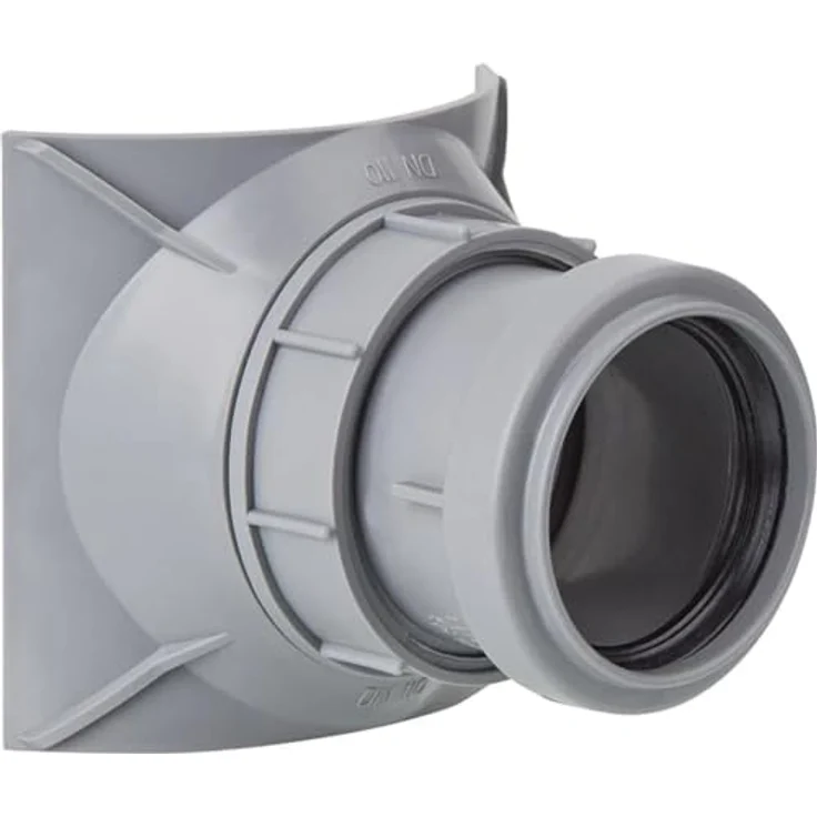 Airfit Schraub-Abzweig Anschlussverbinder DN 40 für HT-Rohr Ø 110 mm, langlebiger Stahl für flexible Anwendungen