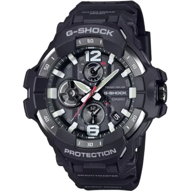 Casio G-SHOCK GR-B300-1AER, Sportuhr mit 55 mm Gehäuse, wasserdicht bis 200 m, schwarz