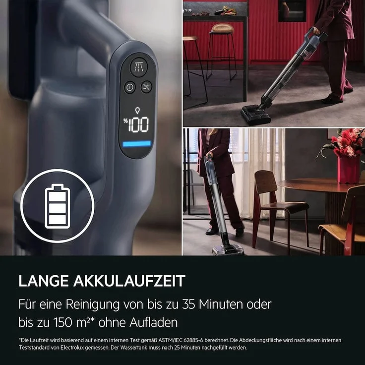 AEG 8000 3-in-1 Wet&Dry Akku-Staubsauger AW82U2DG – Nass-Trockensauger, Tri Action- & Multi-Bodendüse, LED-Licht, Dark Grey – Bild 5