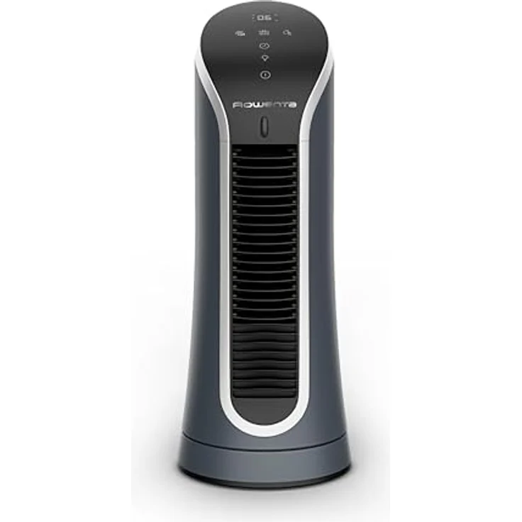 Rowenta Eole Compact Turmventilator, bis zu 60% Energieeinsparung, Effitech-Motor, 6 Geschwindigkeitsstufen, 2 Modi (Auto, Nacht), 8h Timer, kompaktes Design, leise, Schwarz – Bild 2