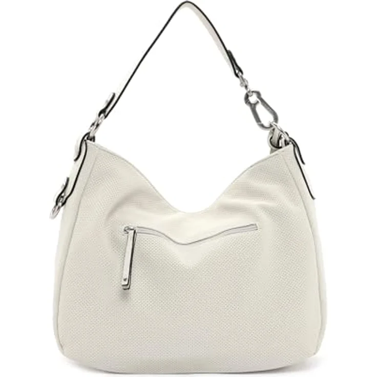 Suri Frey Beutel Romy, Handtasche aus Feinsynthetik mit Reißverschluss, beige, PETA-Approved Vegan, 33x20x15 cm – Bild 4