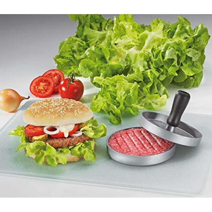 Küchenprofi BBQ Hamburgerpresse CLASSIC, Hamburger Patty maker, Aluminiumguss, beschichtet – Bild 2