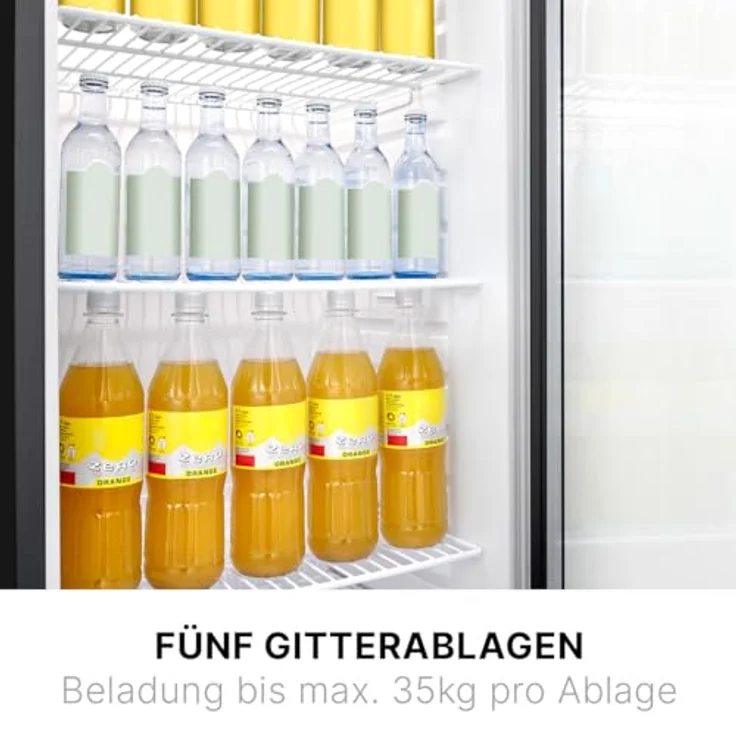 BOMANN Getränkekühlschrank KSG 7289 weiß, LED Innenraumbeleuchtung, stufenlose Temperaturregelung - Preisvergleich – Bild 6