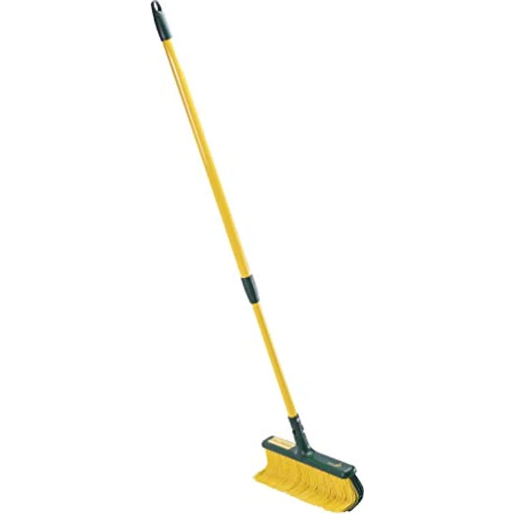 Steuber GmbH florasun Krallenbesen mit Teleskopstiel, 40 cm Breite, Stiellänge ausgefahren 1,4m, langer Kehrbesen mit gebogenen Borsten, verstellbarer Outdoorbesen – Bild 10