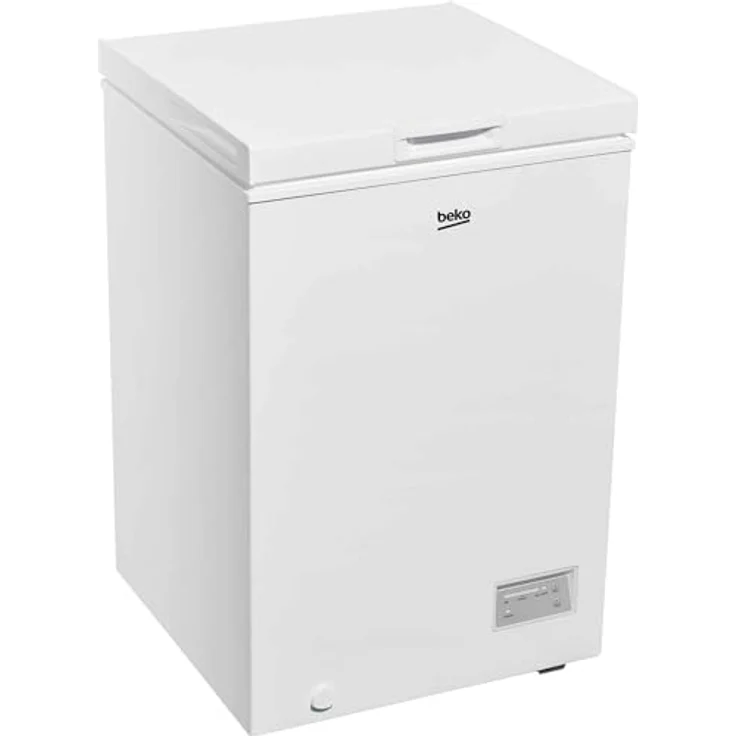 Beko CF100EWN Gefrierschrank horizontal, 98 lt, Klasse E, elektronische Steuerung, weiß, Abmessungen HxBxT: 84,5 x 54,5 x 54,5 cm – Bild 1