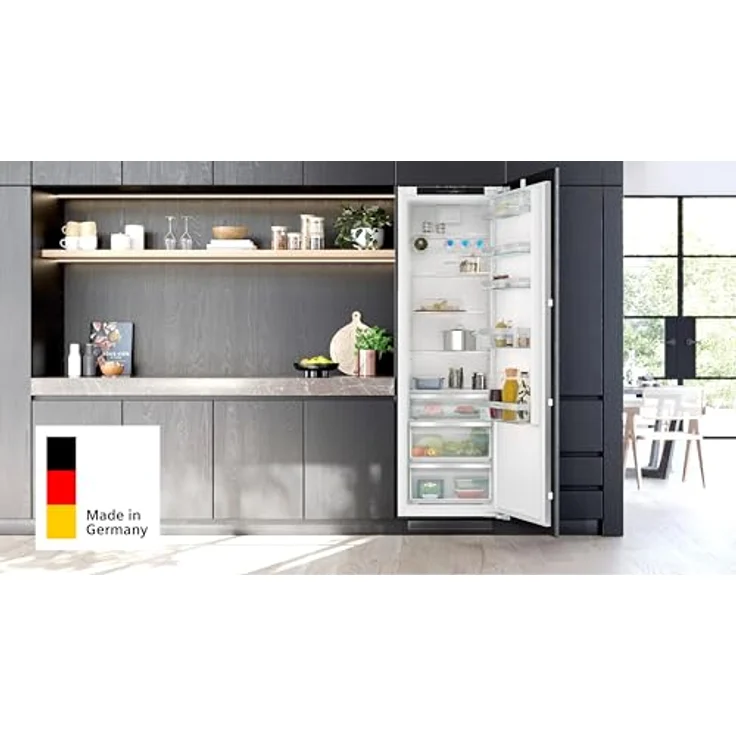 Siemens KI81RADC0, iQ500 Einbau-Kühlschrank, 310 l Nutzinhalt, Energieeffizienzklasse C, Flachscharnier mit Softeinzug, 177.2 x 55.8 cm – Bild 3