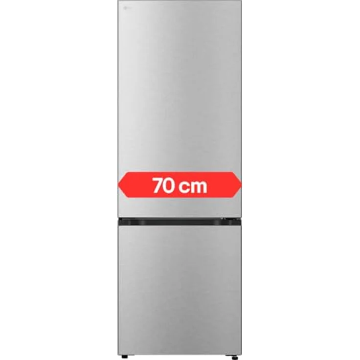 LG GBBW726AMB, Kühl-Gefrierkombination mit 465 l Volumen, Energieeffizienz A, Fresh Zone Fach, Silber – Bild 1