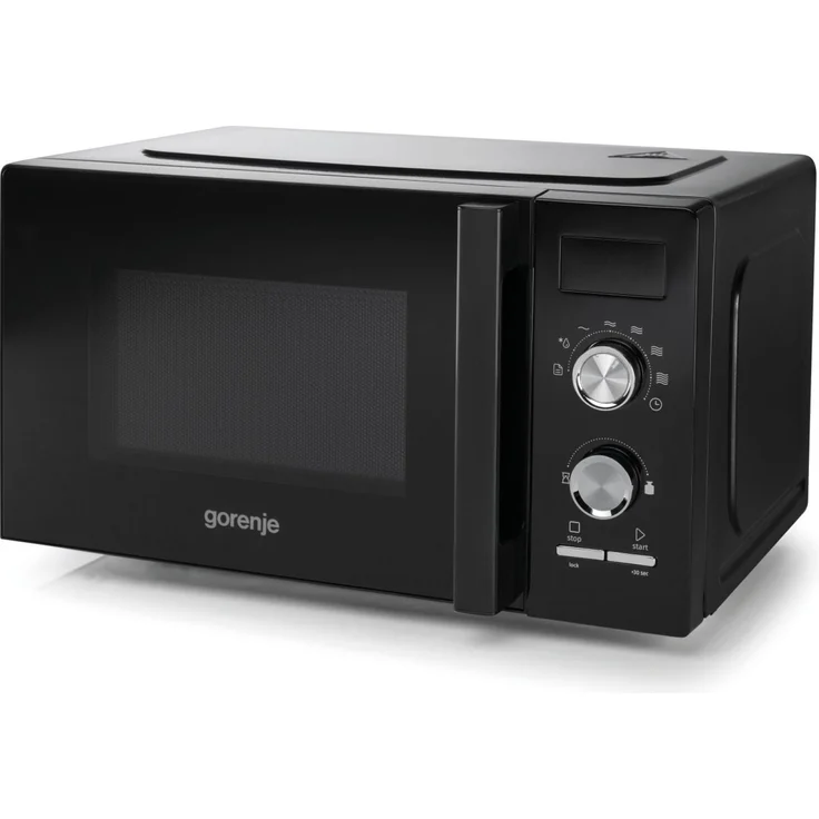 Gorenje MO20A3BH SW Mikrowelle 20L, 800W, mit Aqua Clean und 360° Drehteller, Schwarz