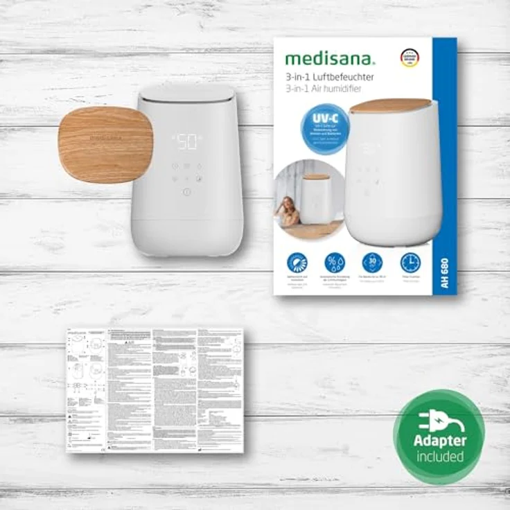 Medisana AH680, Luftbefeuchter, Weiss – Bild 6
