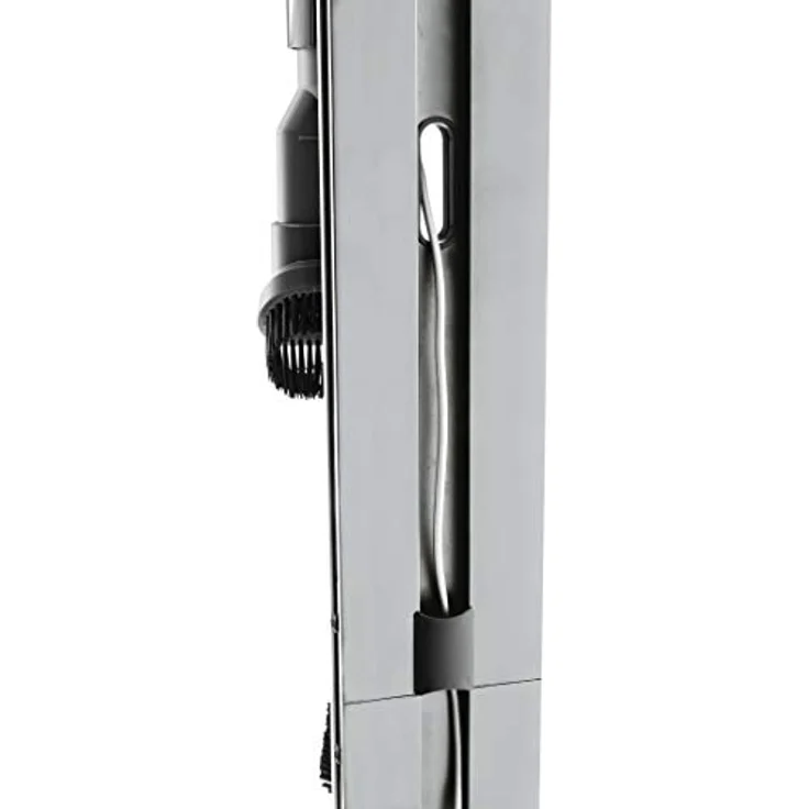 Xavax Universal Staubsauger-Ständer mit Zubehör-Halterung (Standfuß Organizer für Akkustaubsauger, Akkusauger Boden-Ständer passend für Dyson, Bosch, AEG, Philips, Rowenta, bohrfreie Montage) silber – Bild 6