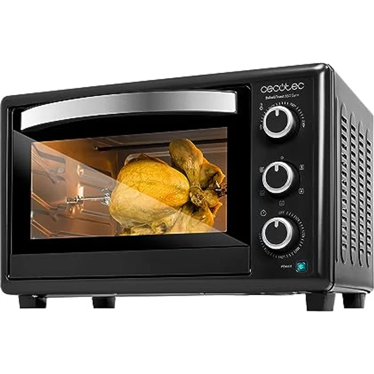 Cecotec Bake&Toast 3090 Black Gyro, 30 L Kleinbackofen mit 1500 W, schwarzer Grill und Heißluftfunktion – Bild 1