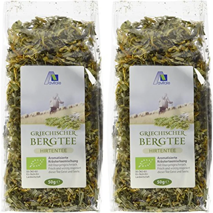 Avitale Griechischer Bergtee Orange Bio Hirtentee, 50 g Tee zum Aufguss – Bild 4