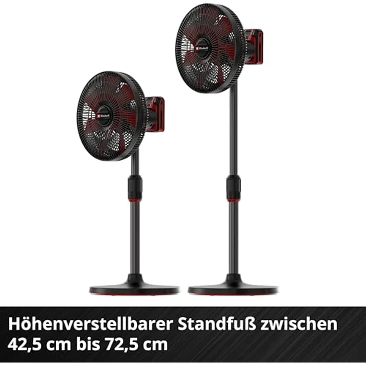 Einhell Akku-Ventilator GE-CF 18/320 P Li-Solo, 4-stufige Luftstromregelung, oszillierend, ohne Akku und Ladegerät – Bild 8