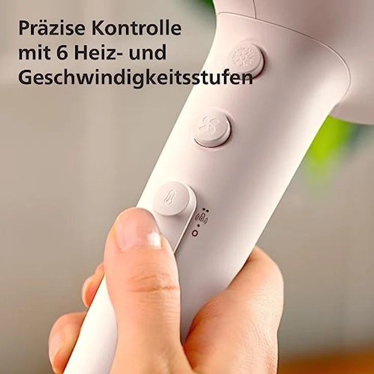 Philips Haartrockner Series 5000 mit Thermoshield Technologie, 2.100W, 6 Heiz- und Geschwindigkeitsstufen (Modell BHD500/20) – Bild 5