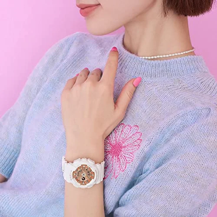 Casio Watch BA-110X-7A1ER, Weiß - Armbanduhr mit Resin-Gehäuse und Mineralglas – Bild 5